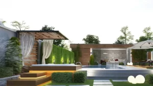 Desain Taman Depan Rumah Mewah 7